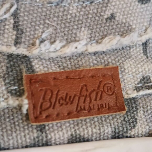 Blowfish Babalu Gray Camo Sneaker 8 Distressed Canvas Slip On Shoes - Picture 7 of 7